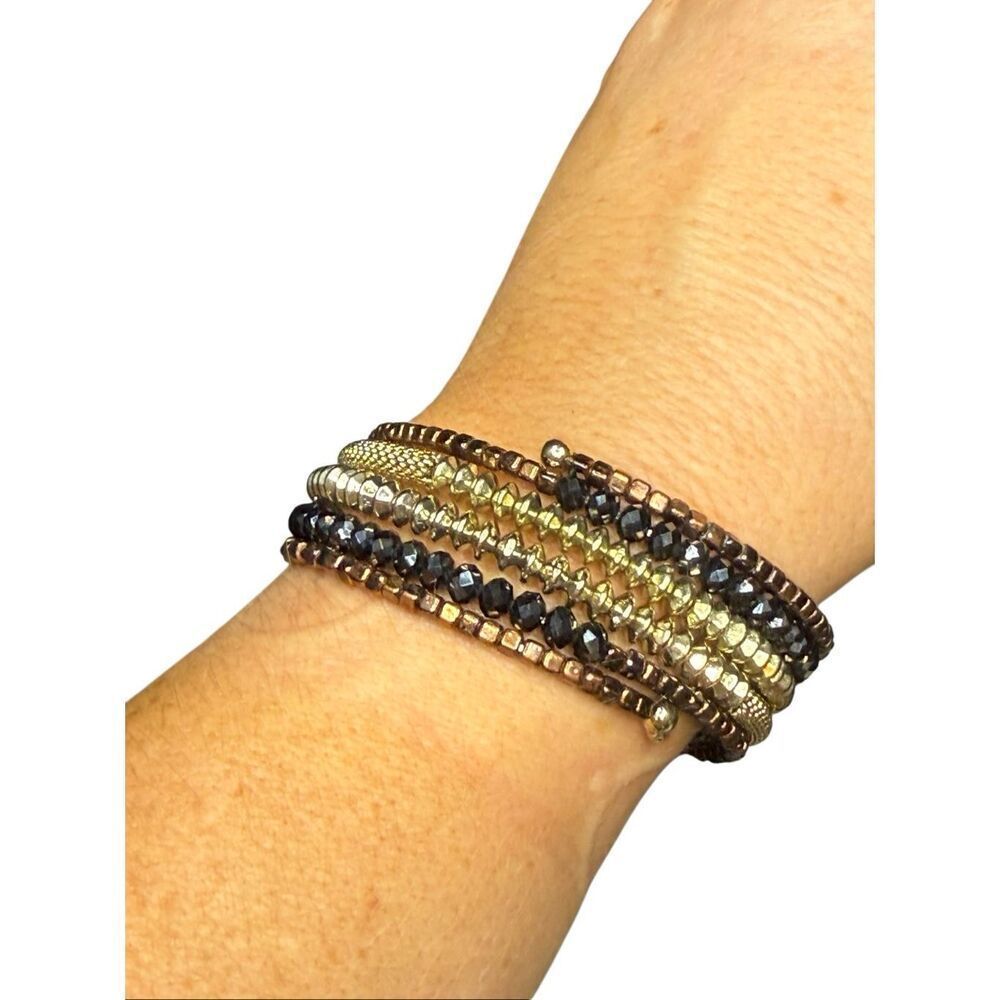 Anthropologie multi color wrap bracelet